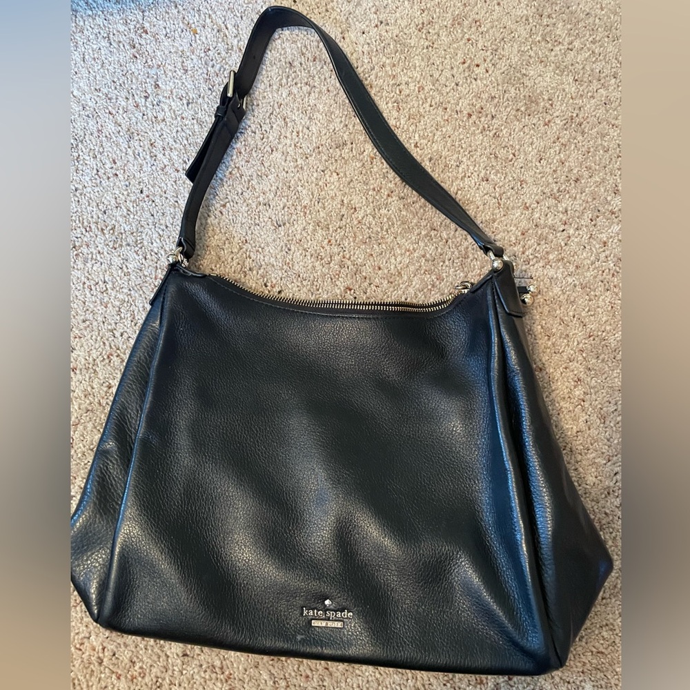 Kate Spade Black Charles Street Hobo Bag